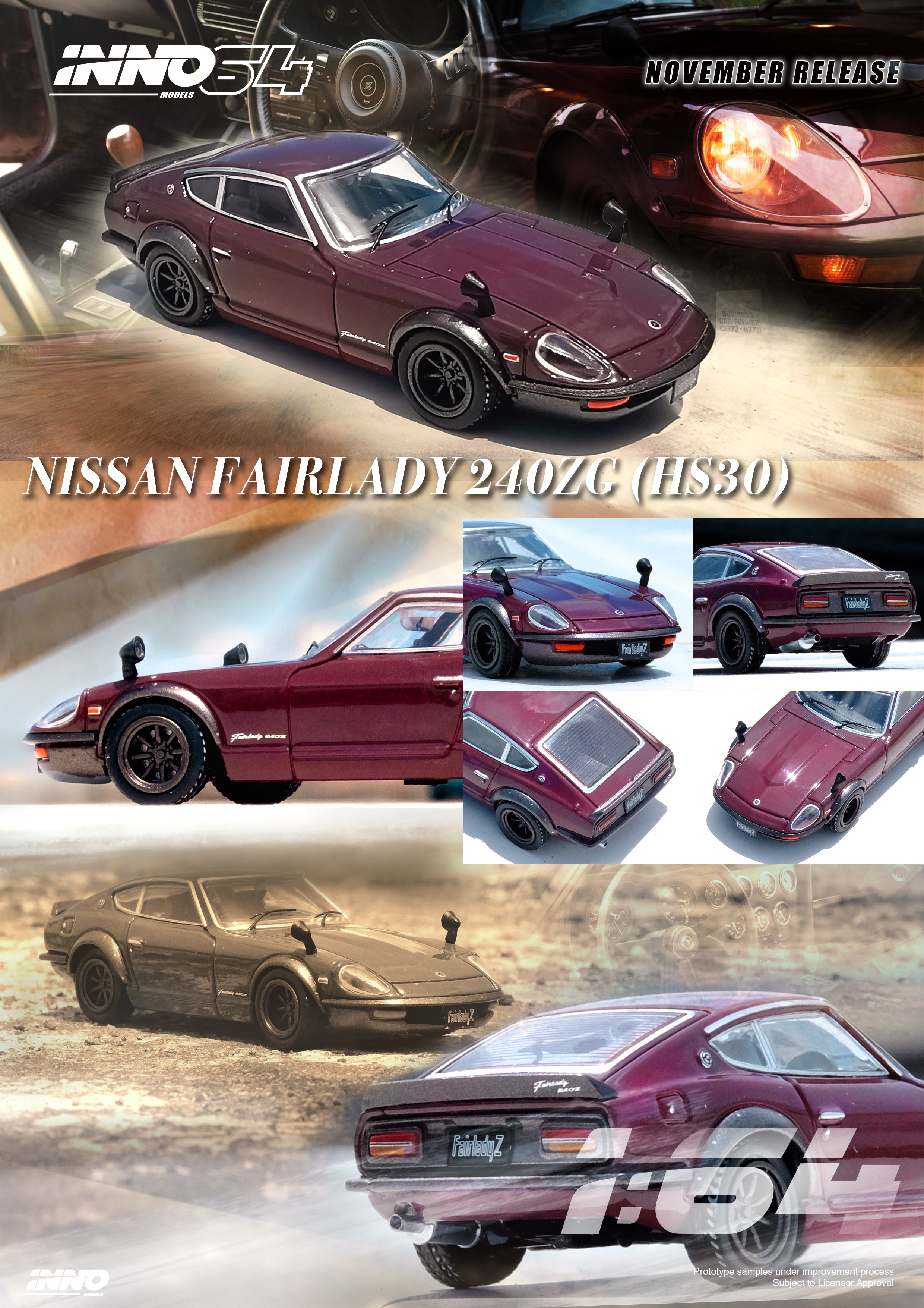 ★1/64 CAR-NEL64 Nissan Fairlady 240ZG / フェアレディZ