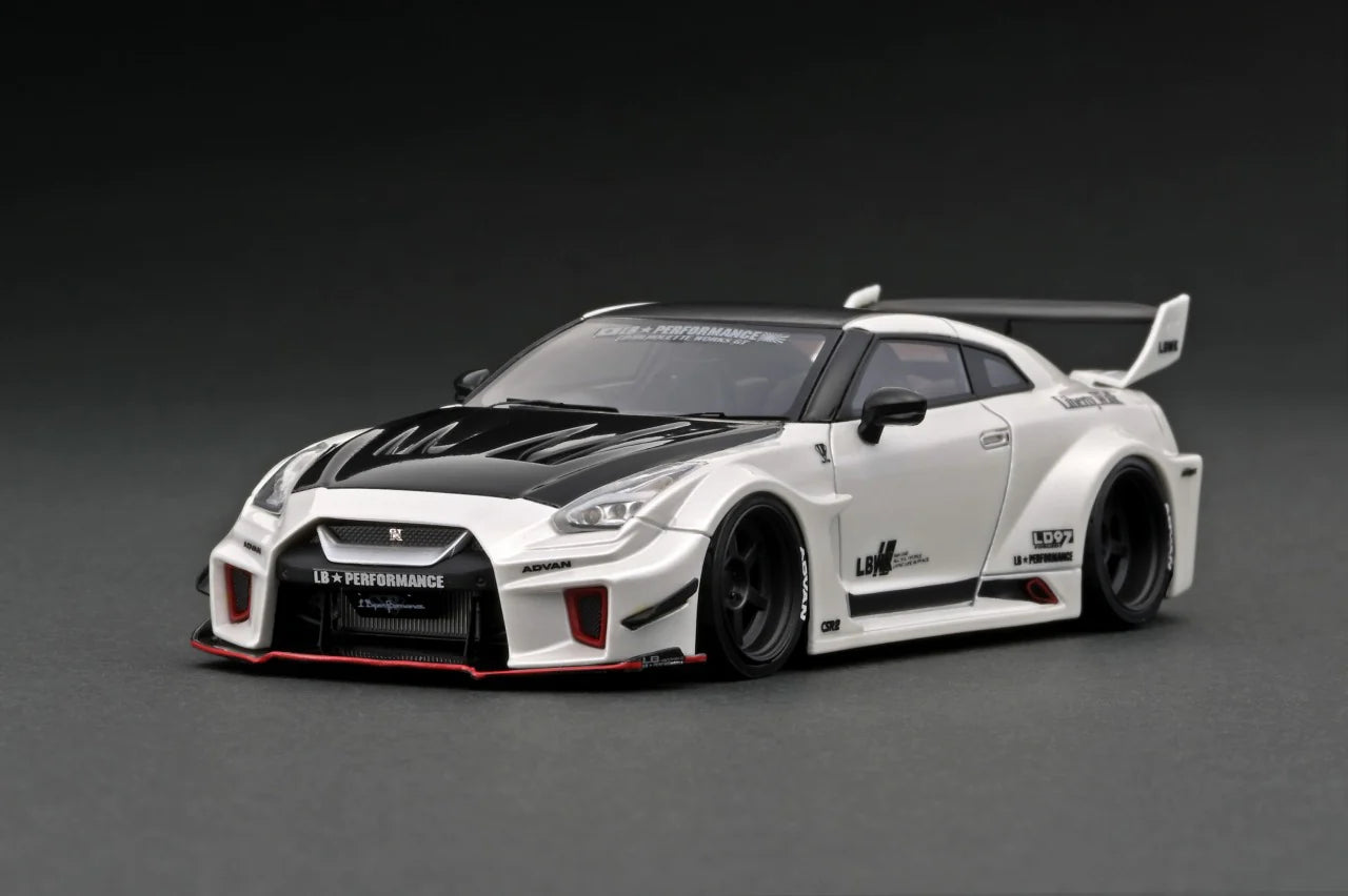 Ignition Model 1:43 Nissan Gt-r (r35) Lb-works 35gt-rr In White