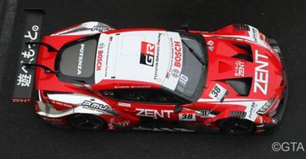 Spark Models 1:43 ZENT CERUMO GR Supra No.38 TGR TEAM ZENT CERUMO GT500  SUPER GT 2023 Yuji Tachikawa - Hiroaki Ishiura