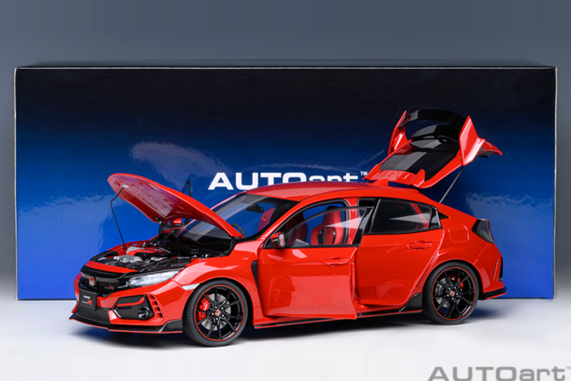 *PREORDER* AUTOart 1:18 Honda Civic Type-R (FK8) in Flame Red