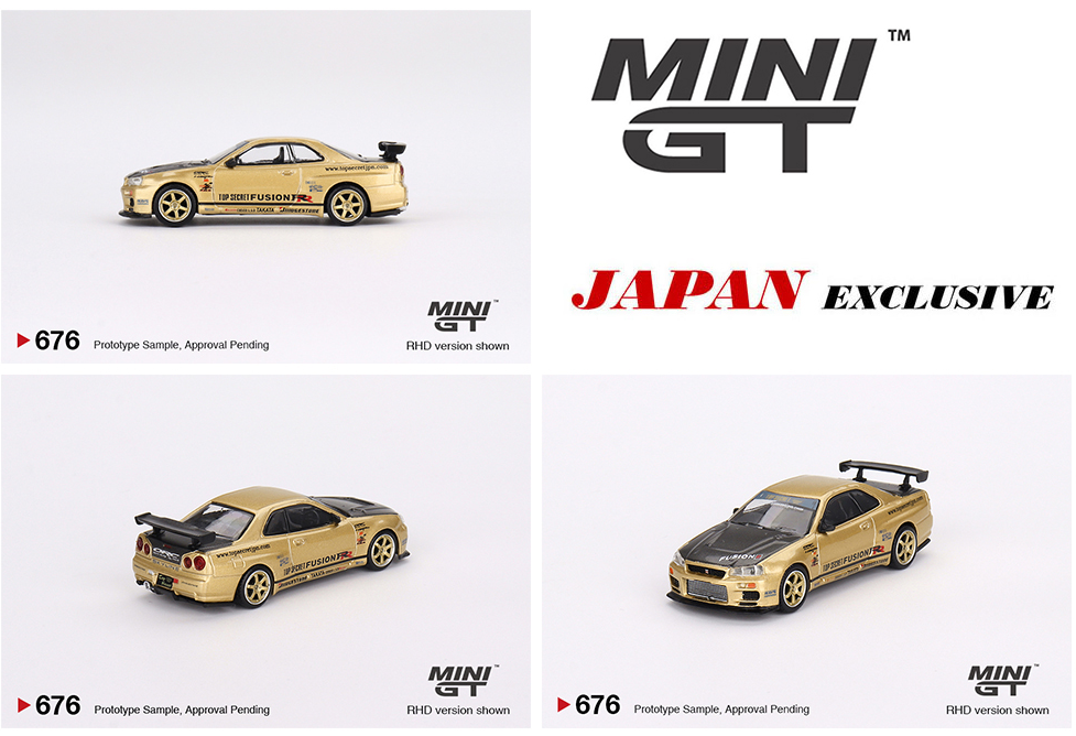 MINIGT 1:64 Nissan Skyline GT-R (R34) Tommy Kaira R RZ Edition in Red