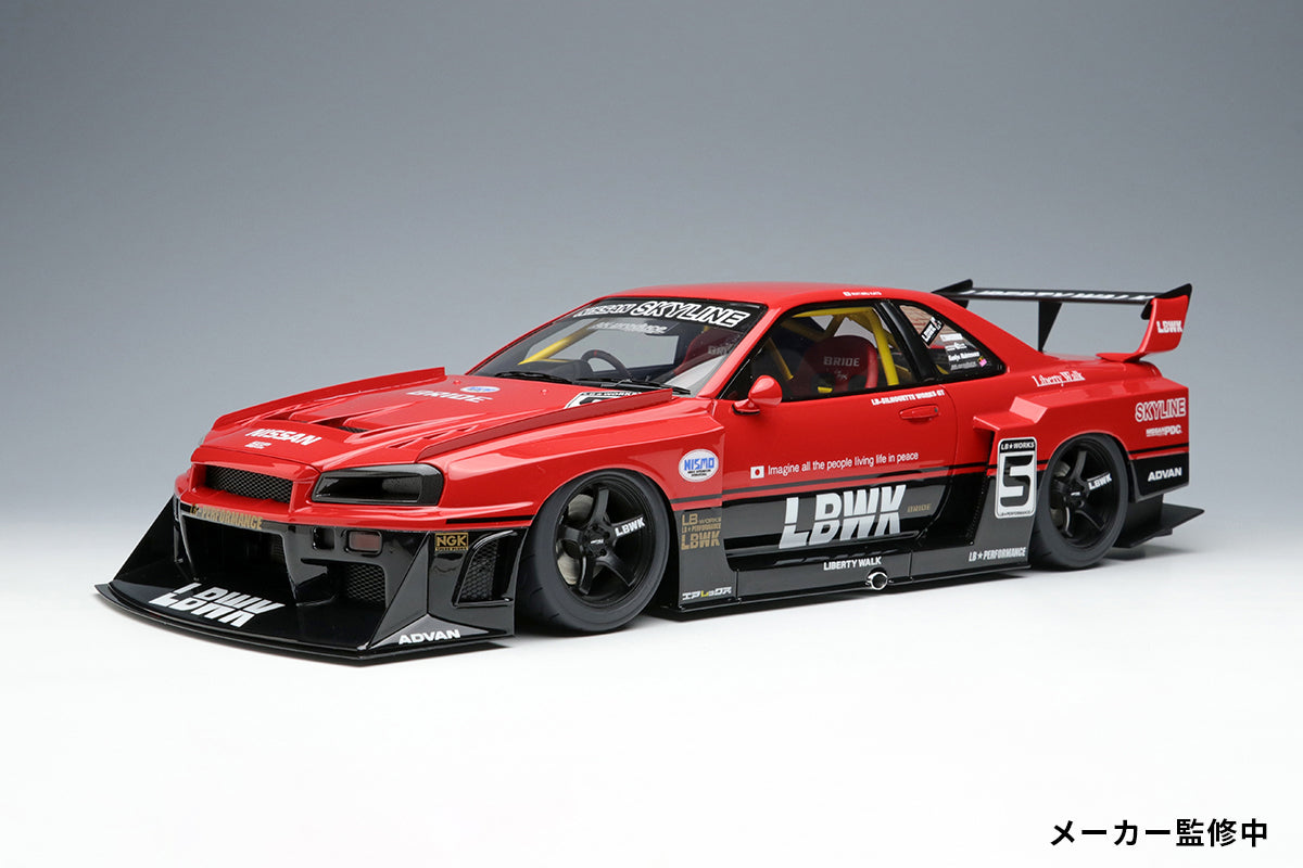 Make Up Co., Ltd / Eidolon 1:18 Nissan Skyline LB-ER34 Super Silhouett