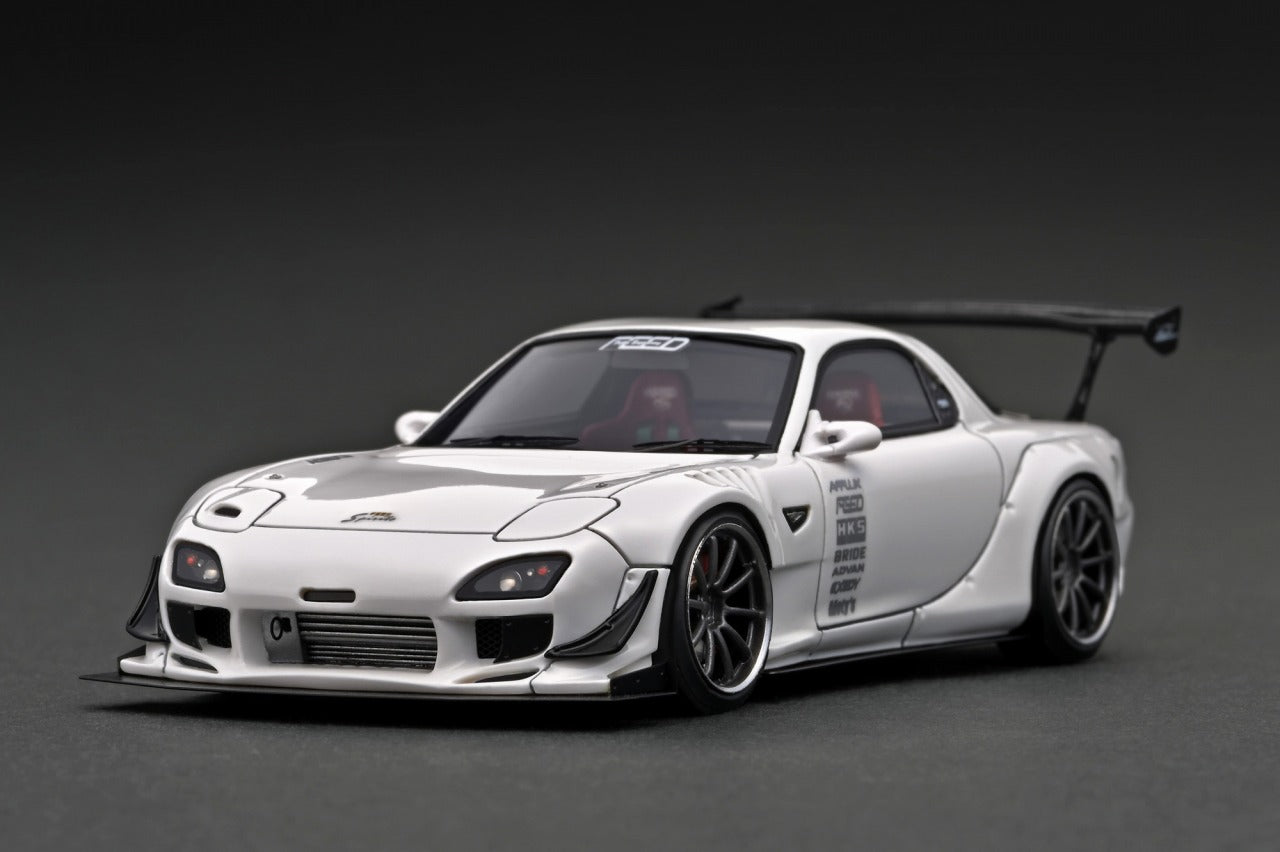 Ignition Model 1:43 Mazda RX-7 (FD3S) FEED Afflux GT3 in White