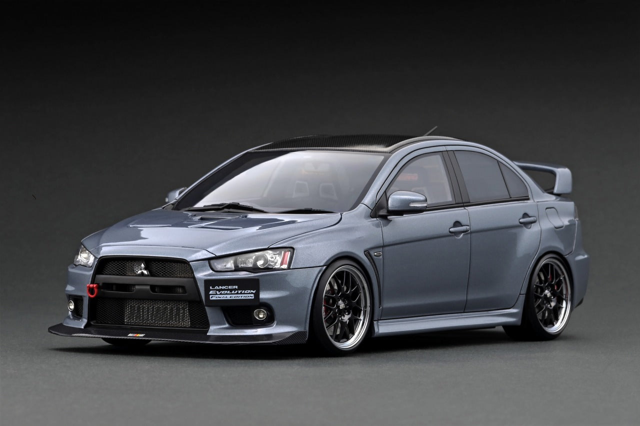 Ignition Model 1:18 Mitsubishi Lancer Evolution X (CZ4A) in Gray Metal