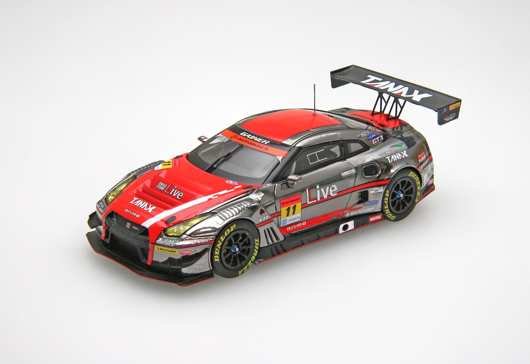 EBBRO 1:43 Nissan Gainer Tanax GT-R Super GT GT300 2020 #11