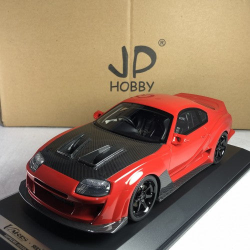 Peako Models 1:18 Toyota Supra (JZA80) Widebody Varis Supreme in Red