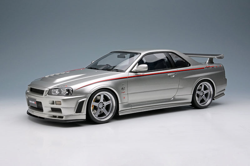 *PREORDER* Make Up Co., Ltd / Eidolon 1:18 Nissan Skyline GT-R (BNR34) NISMO R-Tune Version 2004 in Silver