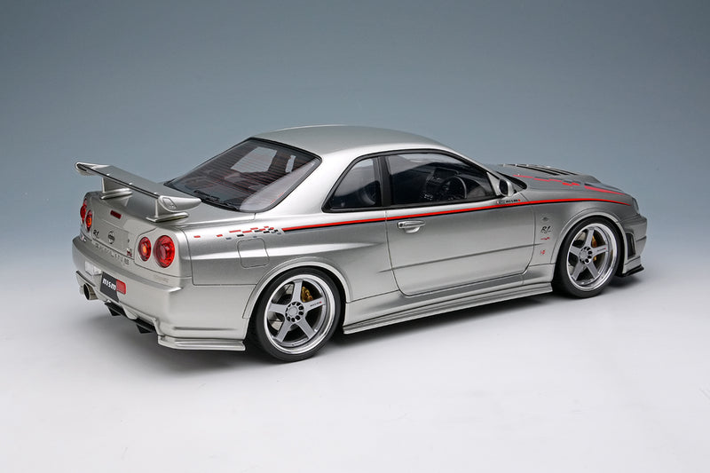 *PREORDER* Make Up Co., Ltd / Eidolon 1:18 Nissan Skyline GT-R (BNR34) NISMO R-Tune Version 2004 in Silver