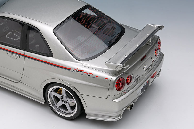 *PREORDER* Make Up Co., Ltd / Eidolon 1:18 Nissan Skyline GT-R (BNR34) NISMO R-Tune Version 2004 in Silver