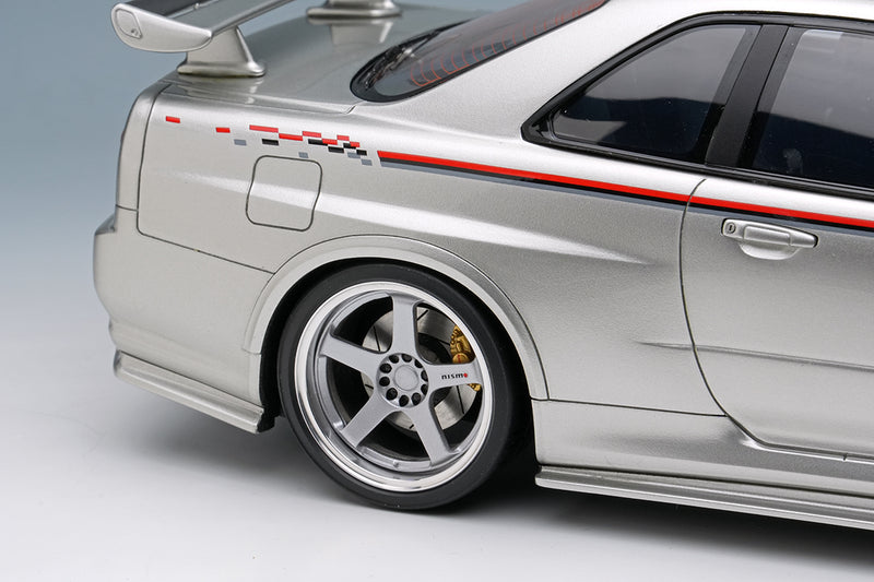 *PREORDER* Make Up Co., Ltd / Eidolon 1:18 Nissan Skyline GT-R (BNR34) NISMO R-Tune Version 2004 in Silver