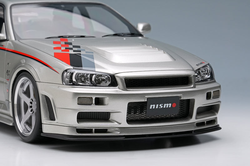 *PREORDER* Make Up Co., Ltd / Eidolon 1:18 Nissan Skyline GT-R (BNR34) NISMO R-Tune Version 2004 in Silver