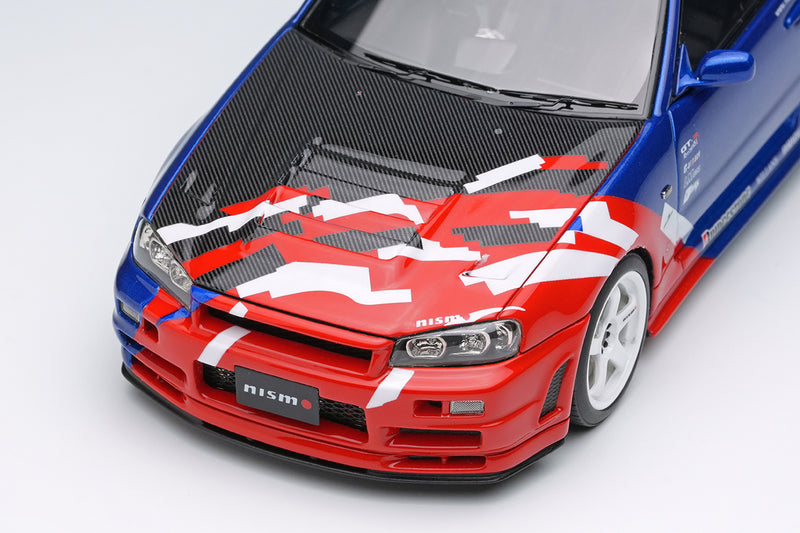 *PREORDER* Make Up Co., Ltd / Eidolon 1:43 Nissan Skyline GT-R (BNR34) NISMO R-Tune Launch Version Tokyo Auto Salon 2000