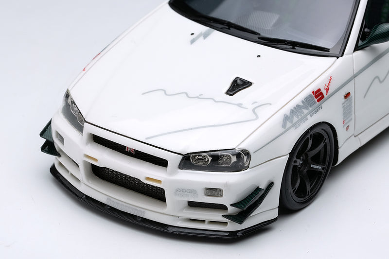 *PREORDER* Make Up Co., Ltd / Eidolon 1:43 Nissan Skyline (BNR34) GT-R Mine's V-Spec N1 Tokyo Auto Salon 2024