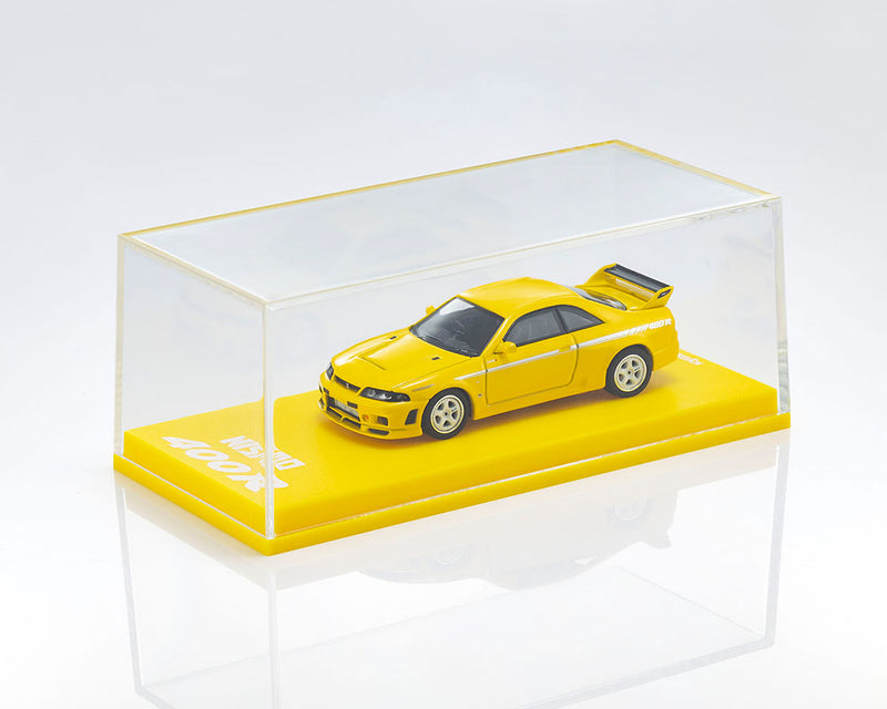 *PREORDER* Kyosho 1:64 Nissan Nismo 400 R in Yellow (MOTN LED Base Compatible)