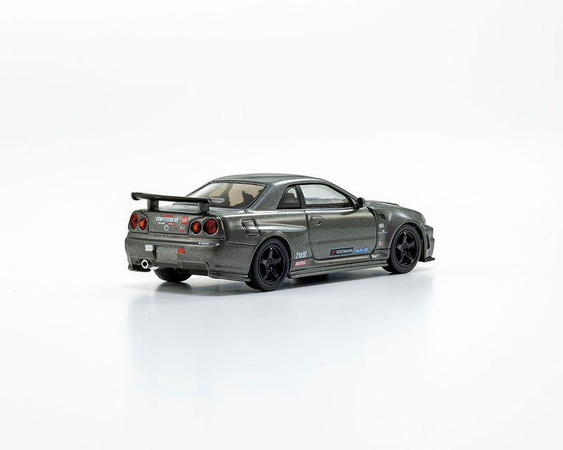 *PREORDER* Kyosho 1:64 Nissan Skyline (BNR34) GT-R NISMO CRS Version (MOTN LED Base Compatible)