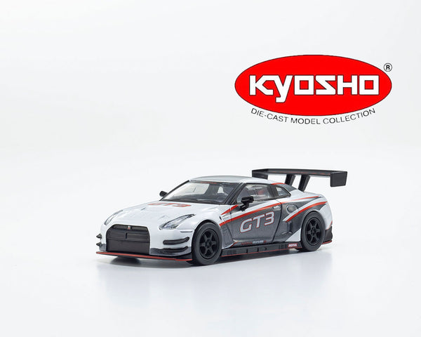 *PREORDER* Kyosho 1:64 Nissan GT-R Nismo GT-3 Presentation with MOTN LED Base Compatible in White