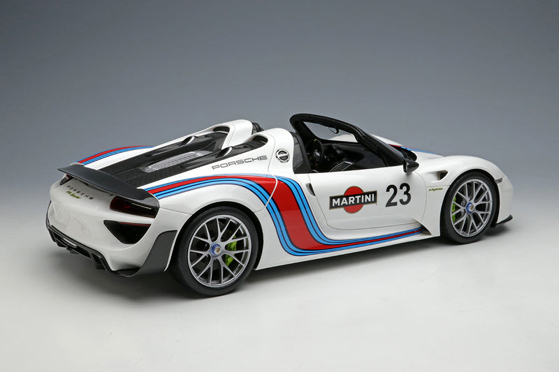 *PREORDER* Make Up Co., Ltd / Eidolon 1:18 Porsche 918 Spyder 2011 Martini stripe