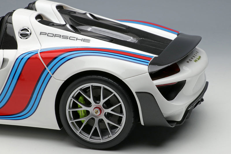 *PREORDER* Make Up Co., Ltd / Eidolon 1:18 Porsche 918 Spyder 2011 Martini stripe