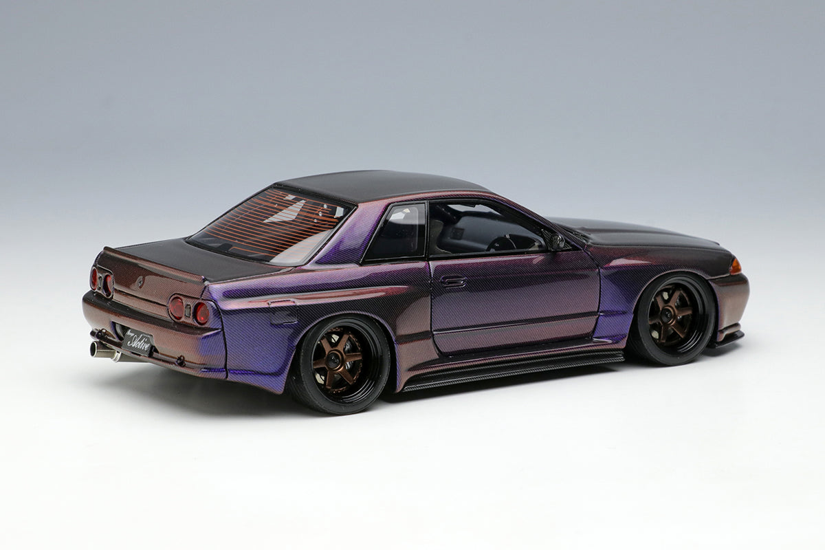 Make Up Co., Ltd / Eidolon 1:43 Nissan Skyline (BNR32) GT-R Garage Active  Full Dry Carbon-R SEMA 2022 Edition