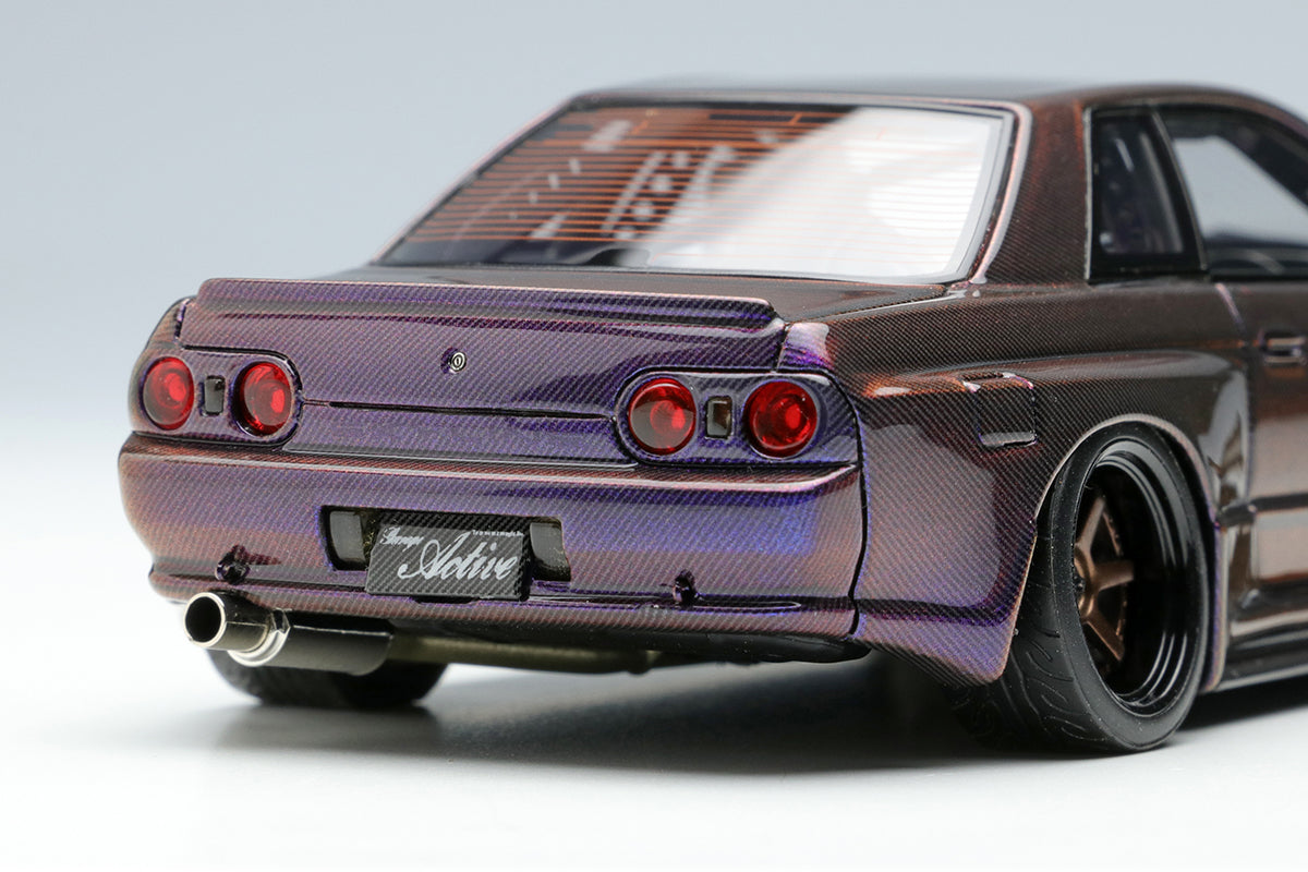 Make Up Co., Ltd / Eidolon 1:43 Nissan Skyline (BNR32) GT-R Garage Active  Full Dry Carbon-R SEMA 2022 Edition