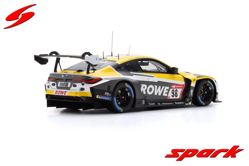 Spark Models 1:18 BMW M4 GT3 No.98 ROWE RACING 2nd 24H Nürburgring 2023