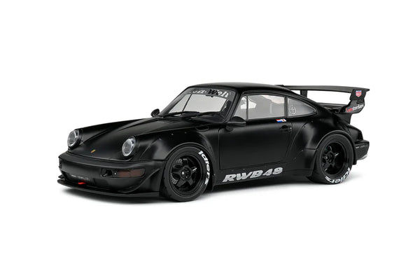 Solido 1:18 Porsche 911 (964) RWB Darth Vader in Matte Black