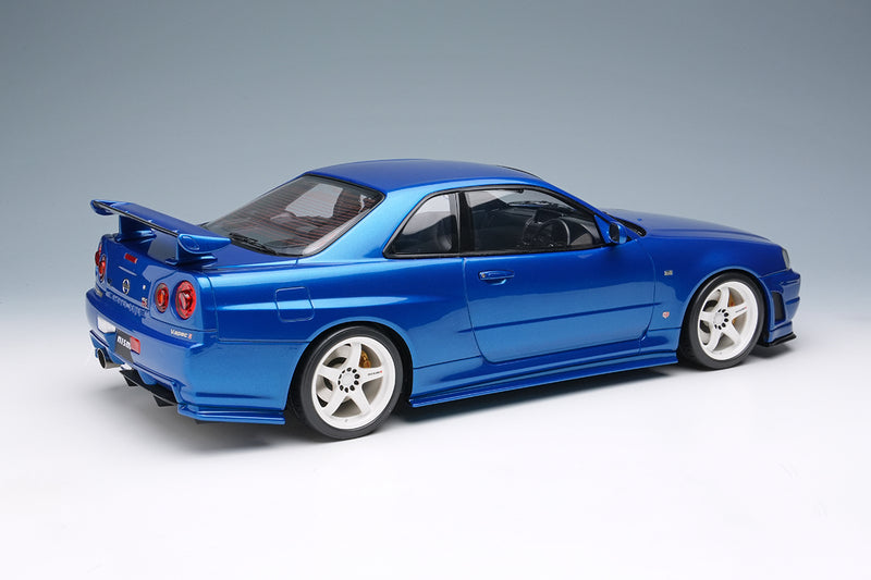 *PREORDER* Make Up Co., Ltd / Eidolon 1:18 Nissan Skyline GT-R (BNR34) NISMO S-Tune Version 2004 in Bayside Blue