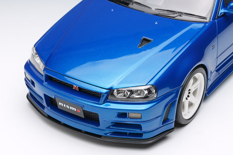 *PREORDER* Make Up Co., Ltd / Eidolon 1:18 Nissan Skyline GT-R (BNR34) NISMO S-Tune Version 2004 in Bayside Blue