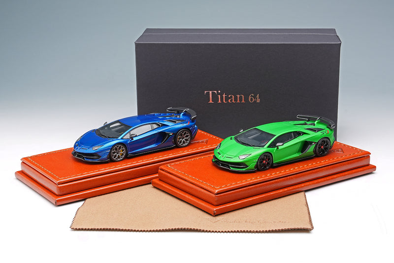 *PREORDER* Make Up Co., Ltd /Titan 64 1:64 Lamborghini Aventador SVJ 2018 with Leirion Wheel