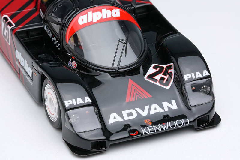 *PREORDER* Make Up Co., Ltd / Vision 1:43 Porsche 962C "ADVAN Alpha Nova" JSPC Fuji 500km 1989 No.25 6th