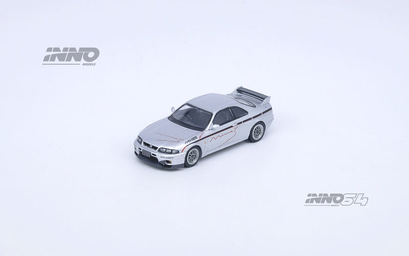 *PREORDER* INNO64 1:64 Nissan Skyline GT-R (R33) "TUNED BY MINE'S" in Silver