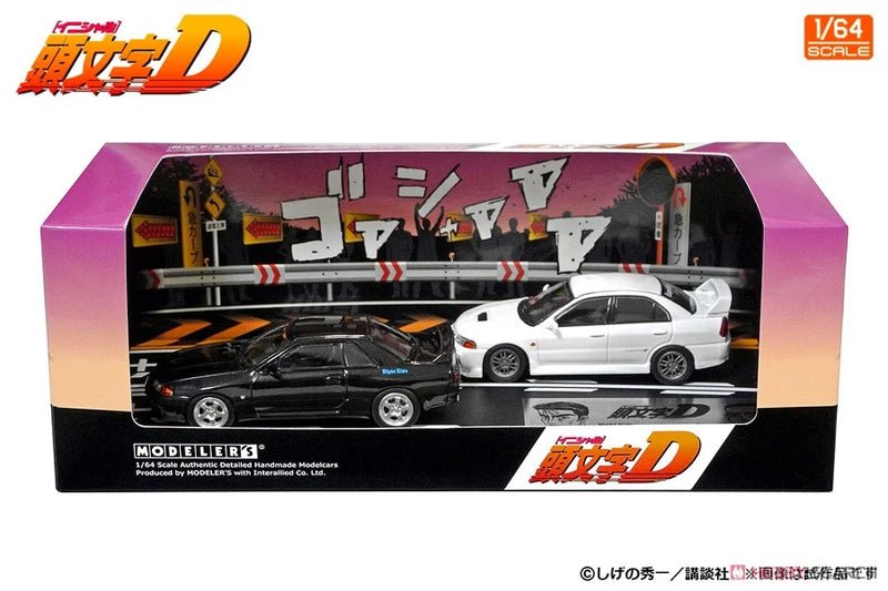 Initial D Set 1:64 Vol. 18 Takeshi Nakazato Skyline GT-R(BNR32) & Seij