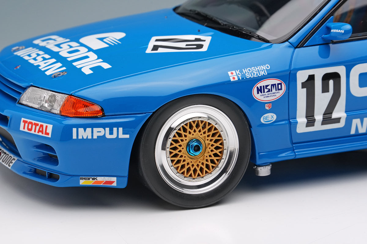 *PREORDER* Make Up Co., Ltd / Eidolon 1:18 CALSONIC SKYLINE GT-R Gr.A JTC  Nishi Nihon Circuit 1990 Winner