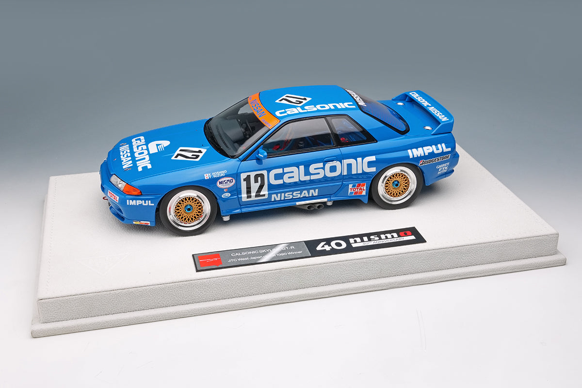 *PREORDER* Make Up Co., Ltd / Eidolon 1:18 CALSONIC SKYLINE GT-R Gr.A JTC  Nishi Nihon Circuit 1990 Winner