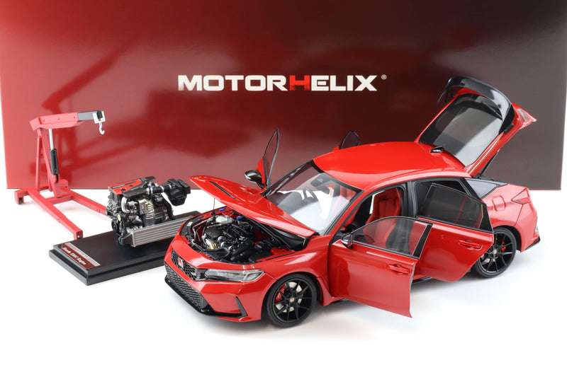 MotorHelix 1:18 Honda Civic Type-R (FL5) in Rallye Red