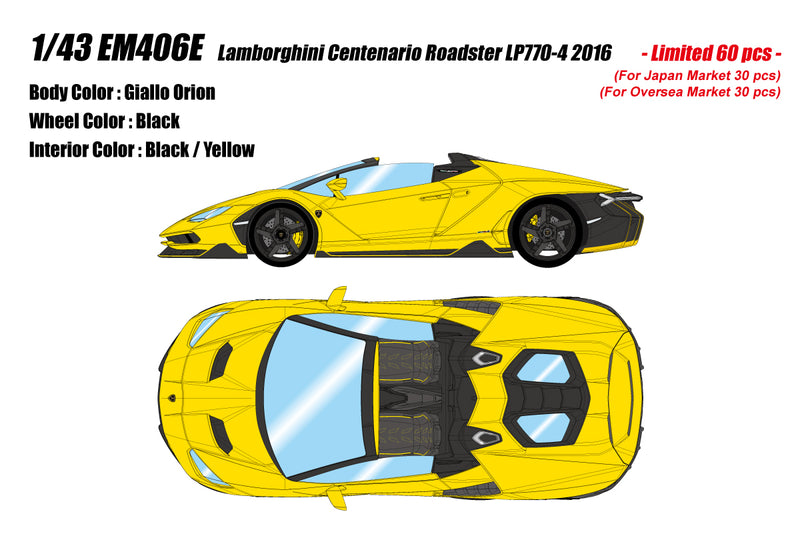 Make Up Co., Ltd / Eidolon 1:43 Lamborghini Centenario Roadster LP770-4 2016