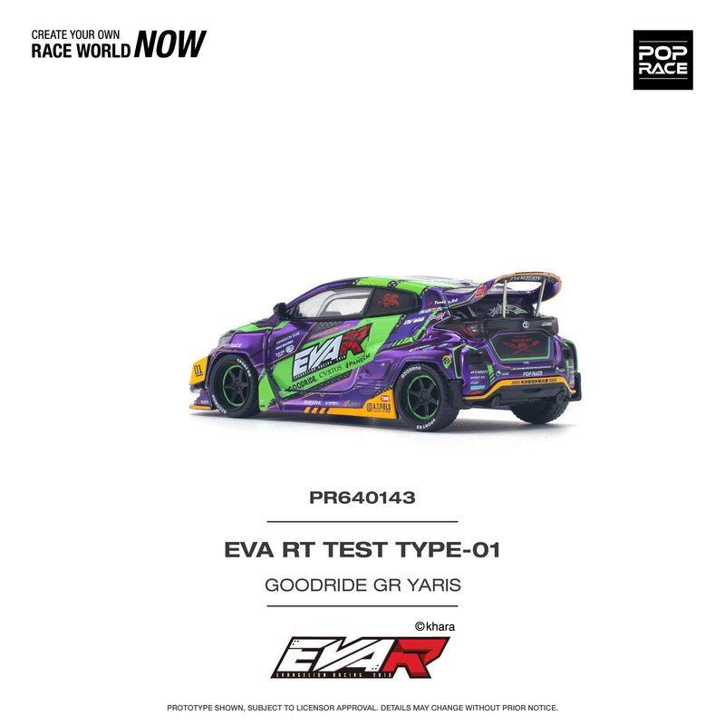 *PREORDER* Pop Race 1:64 Toyota GR Yaris PANDEM EVA RT Test Type-01 Goodride