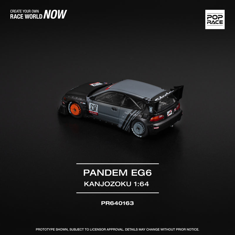 *PREORDER* Pop Race 1:64 Honda Civic (EG6) PANDEM "Kanjozoku" Edition