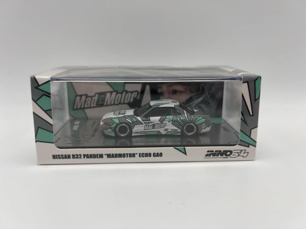 INNO64 1:64 Nissan Skyline GT-R (R32) "MADMOTOR" Echo Gao (CLDC) Special Edition - Joshua Tripp