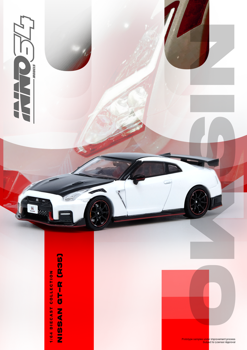 *PREORDER* INNO64 1:64 Nissan GT-R (R35) NISMO in White