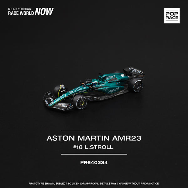 *PREORDER* Pop Race 1:64 Aston Martin AMR23 F1 #18 L. Stroll