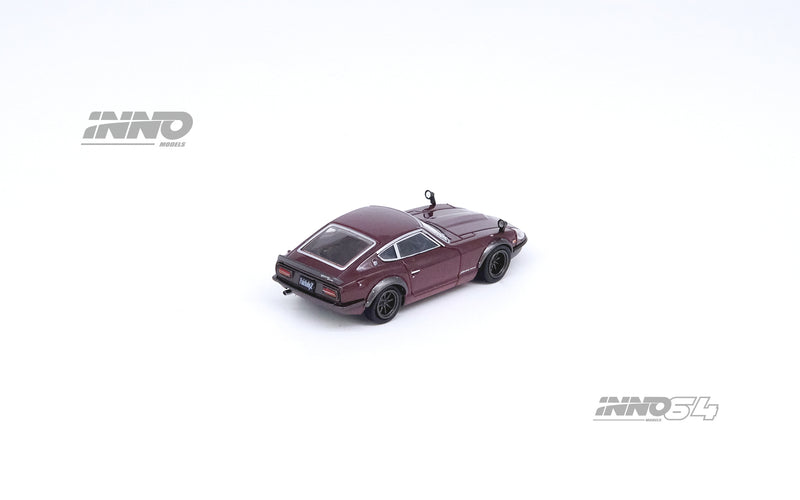 INNO64 1:64 Nissan Fairlady 240ZG (HS30) in Maroon