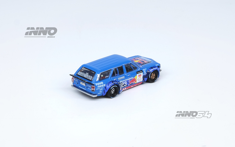 *PREORDER* INNO64 1:64 Mazda RX-3 Station Wagon MAD MIKE D1GP Series 2024