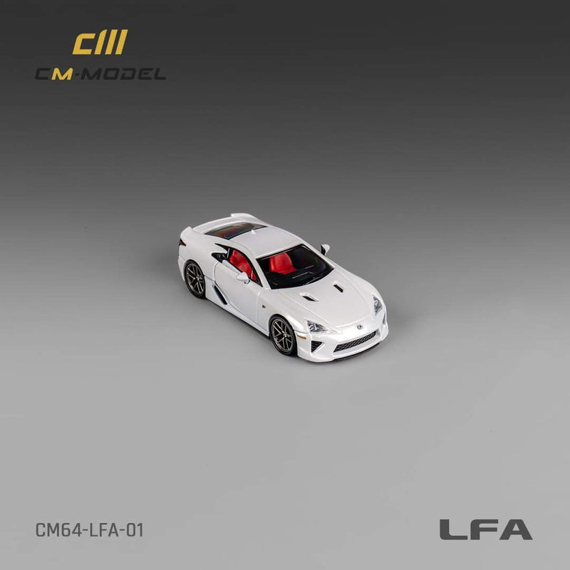 CM Model 1:64 Lexus LFA in Pearl White