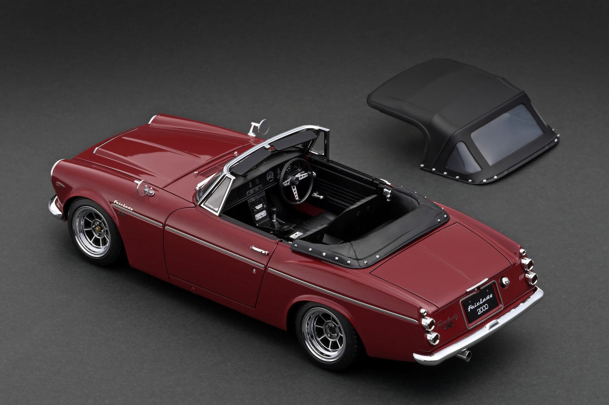 Ignition Model 1:18 Datsun Fairlady 2000 (SR311) in Burgundy Red