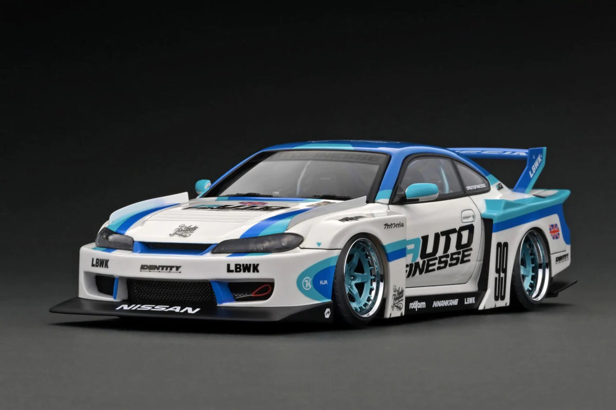 Ignition Model 1:18 Nissan Silvia (S15) LBWK Super Silhouette in White