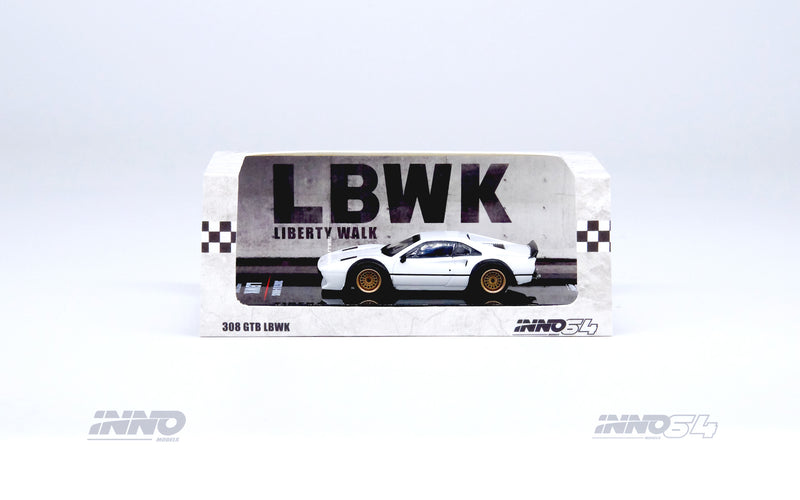 INNO64 1:64 Ferrari 308 GTB Liberty Walk in White