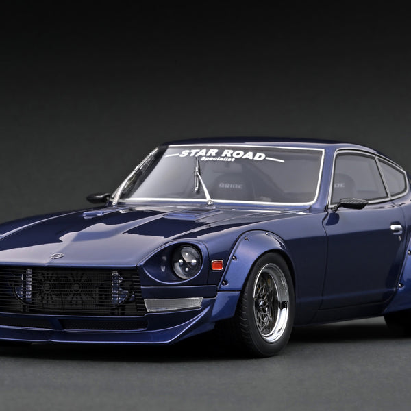 Ignition Model 1:18 Nissan Fairlady Z (S30) STAR ROAD in Blue Metallic