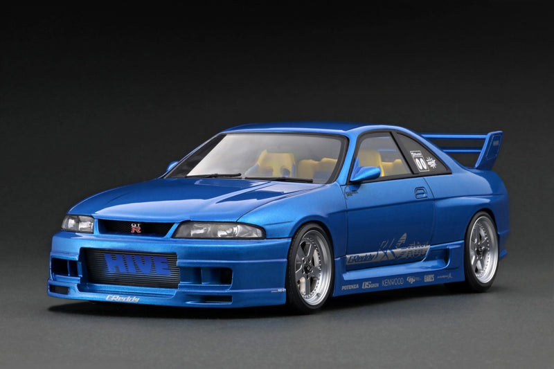 Ignition Model 1:18 Nissan Skyline (BNCR33) GT-R GReddy Version in Blue Metallic