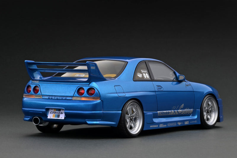 Ignition Model 1:18 Nissan Skyline (BNCR33) GT-R GReddy Version in Blue Metallic